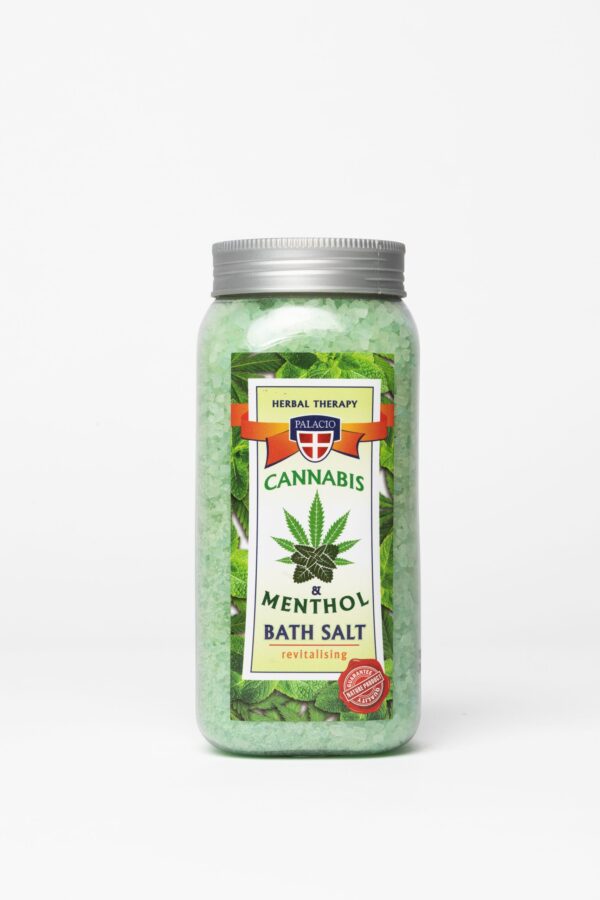 Herbal Therapy CBD Öl Badesalz mit Menthol 900g