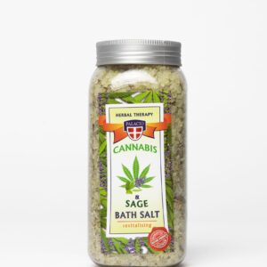 Cannabis & Salbei Badesalz mit CBD 900g