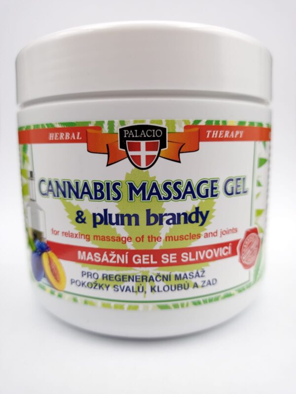 CBD Massage Gel mit Pflaumen Brandy 600ml